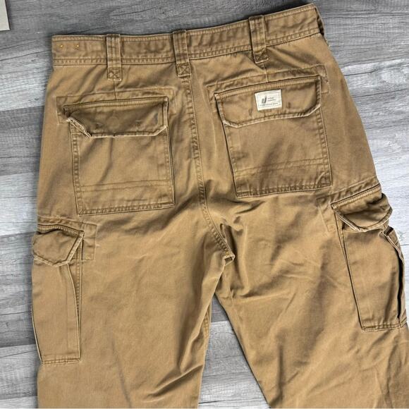 Urban Pipeline Tan Utility Cargo Pants 32x32 Y2K Workwear - Picture 2 of 6